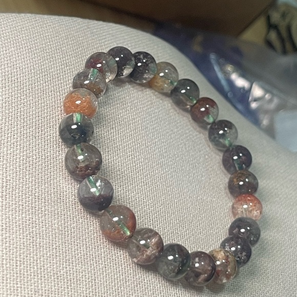 High Quality FOUR Season Garden Quartz Gemstone Crystal Bracelet 9mm - Picture 4 of 7